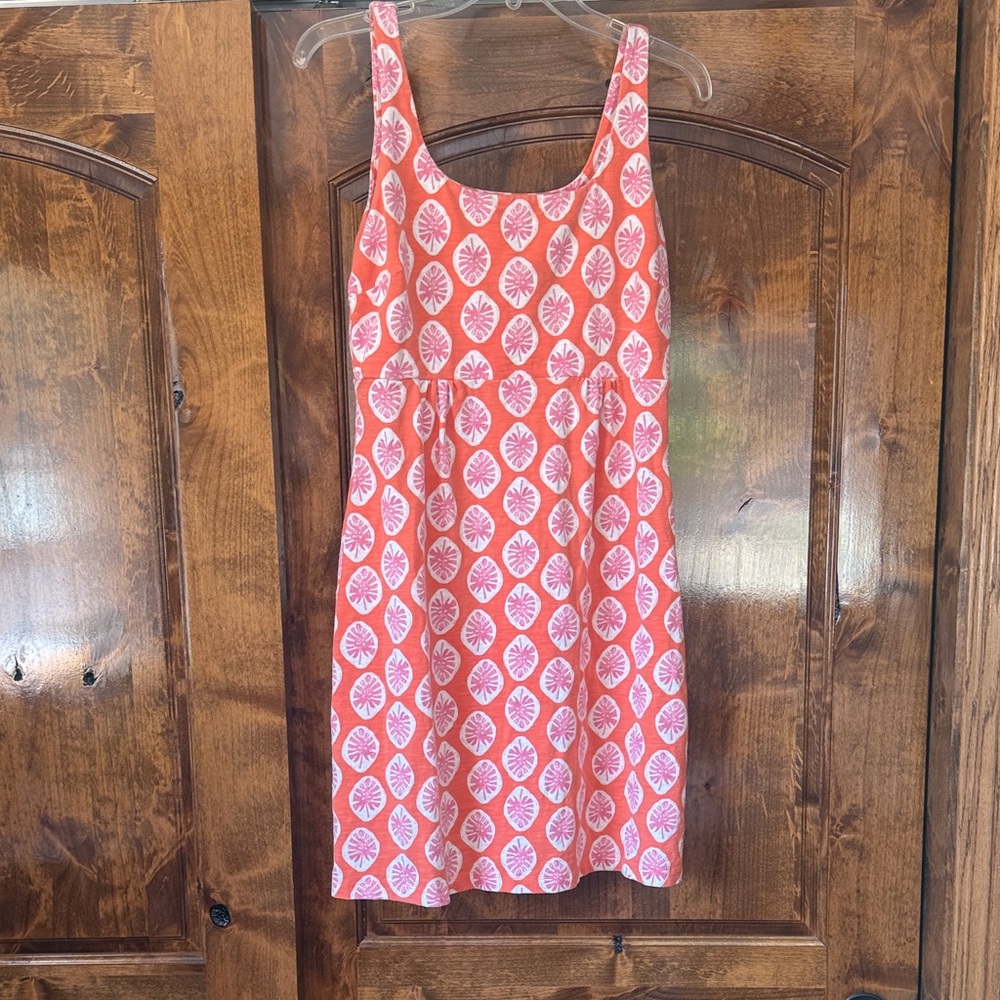 Tommy Bahama Coral Pink Printed Sleeveless Sundress